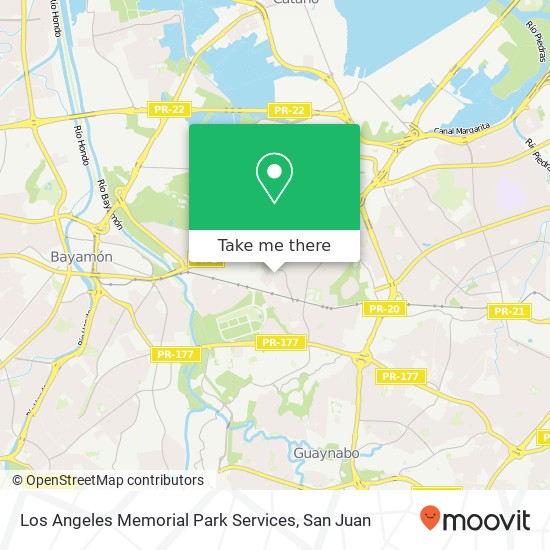 Los Angeles Memorial Park Services map