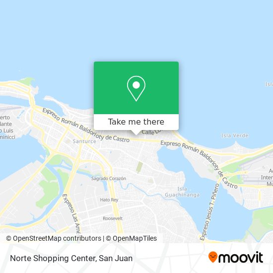 Norte Shopping Center map