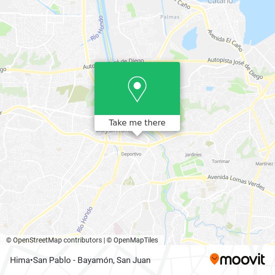 Hima•San Pablo - Bayamón map
