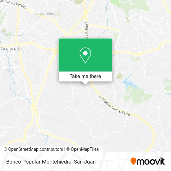 Mapa de Banco Popular Montehiedra
