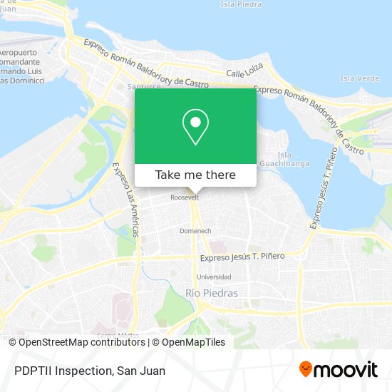PDPTII Inspection map
