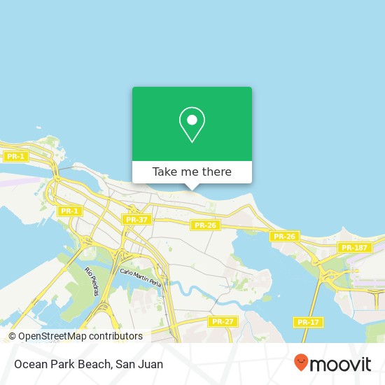 Mapa de Ocean Park Beach