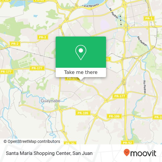 Santa María Shopping Center map