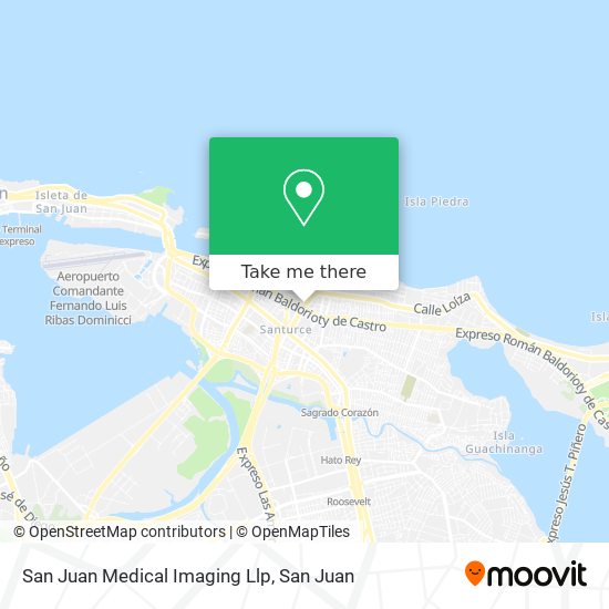 San Juan Medical Imaging Llp map