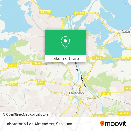 Laboratorio Los Almendros map