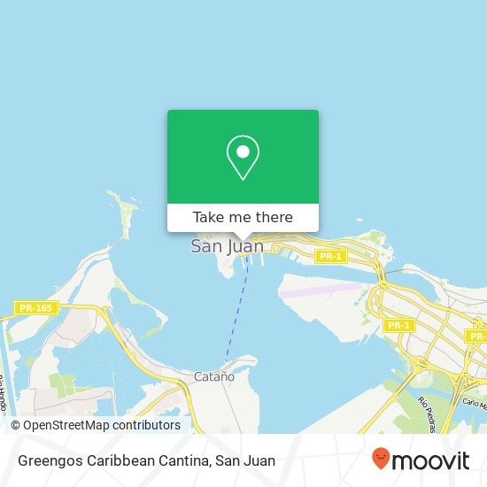 Greengos Caribbean Cantina map
