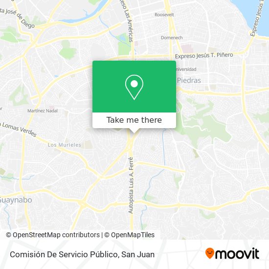 Comisión De Servicio Público map