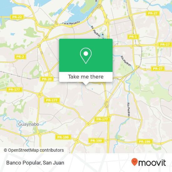 Banco Popular map
