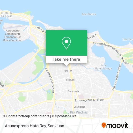 Acuaexpreso Hato Rey map