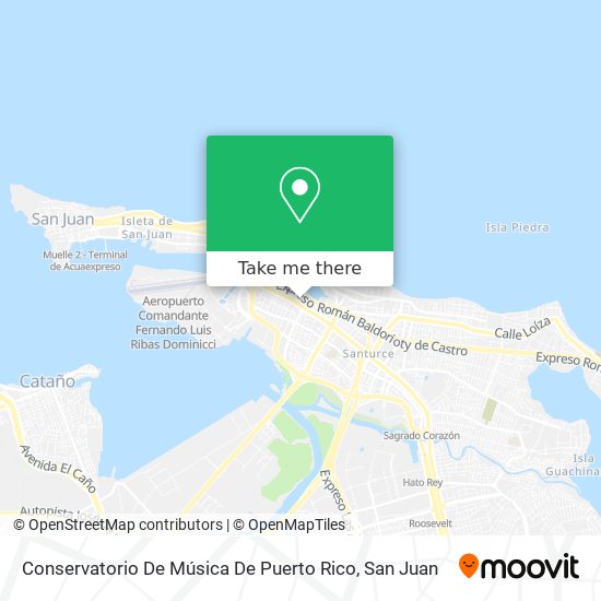 Conservatorio De Música De Puerto Rico map