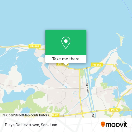 Playa De Levittown map