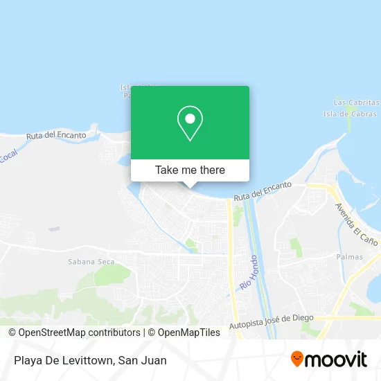Playa De Levittown map