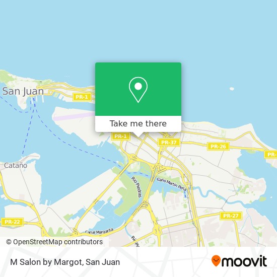 M Salon by Margot map