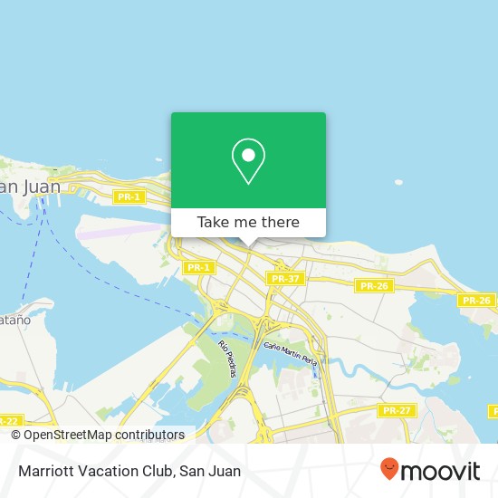 Marriott Vacation Club map