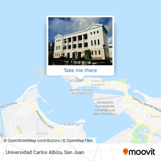 Universidad Carlos Albizu map