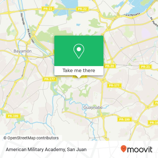 American Military Academy map
