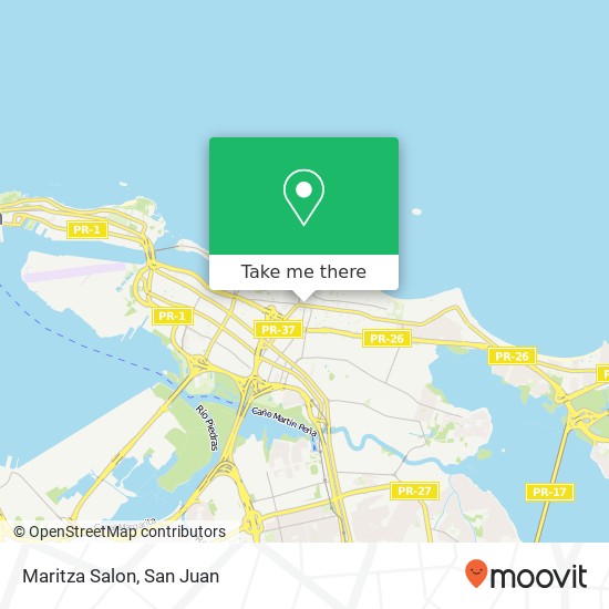 Maritza Salon map