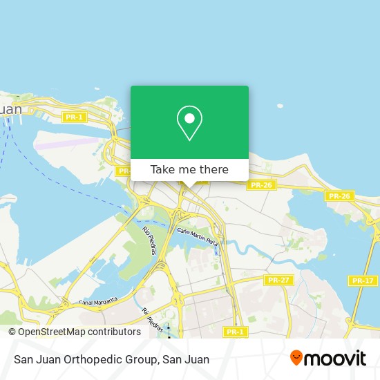 San Juan Orthopedic Group map