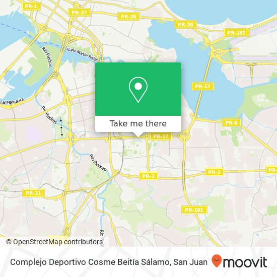 Complejo Deportivo Cosme Beitía Sálamo map