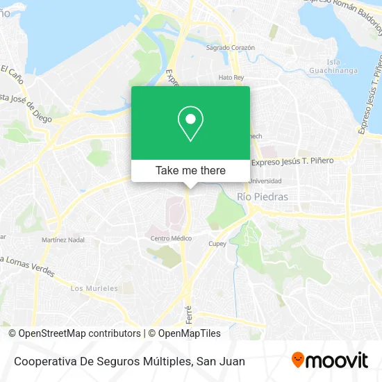 Cooperativa De Seguros Múltiples map