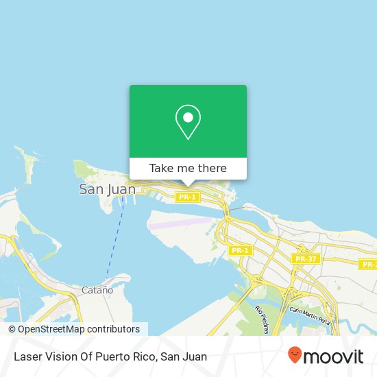 Laser Vision Of Puerto Rico map