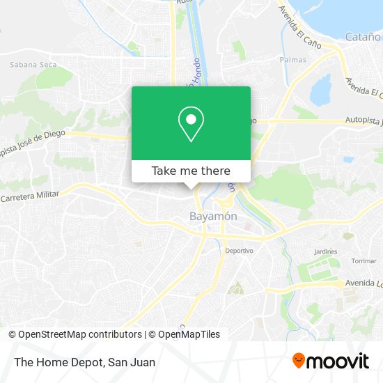 Mapa de The Home Depot