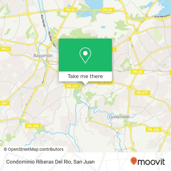 Condominio Riberas Del Río map