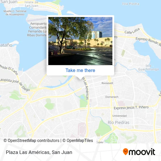 Mapa de Plaza Las Américas