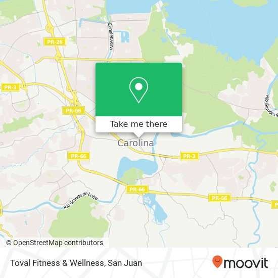 Toval Fitness & Wellness map