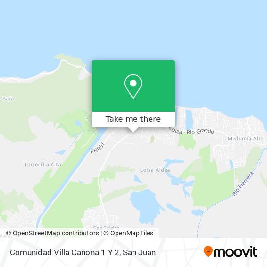 Comunidad Villa Cañona 1 Y 2 map