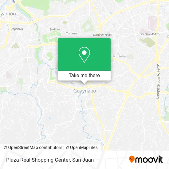 Mapa de Plaza Real Shopping Center