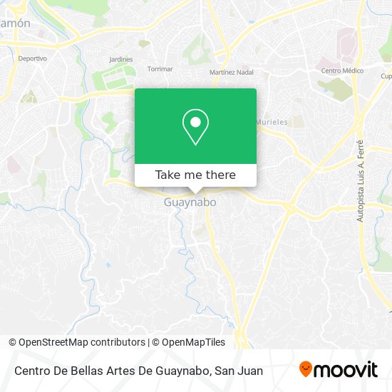 Centro De Bellas Artes De Guaynabo map