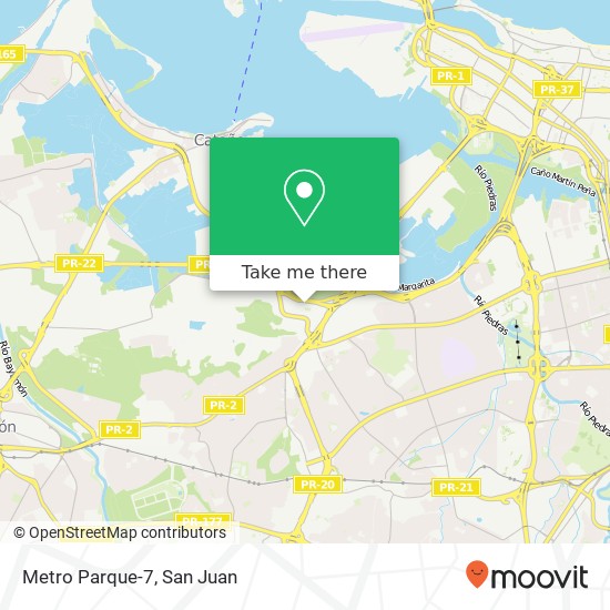 Metro Parque-7 map