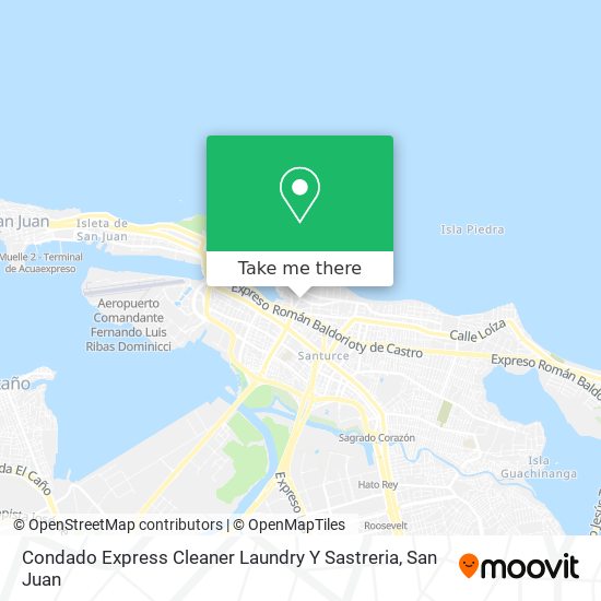 Condado Express Cleaner Laundry Y Sastreria map
