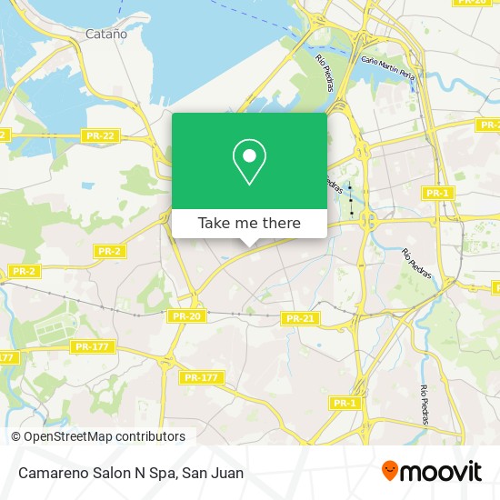 Camareno Salon N Spa map