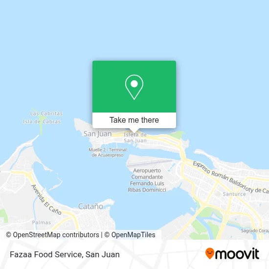 Mapa de Fazaa Food Service