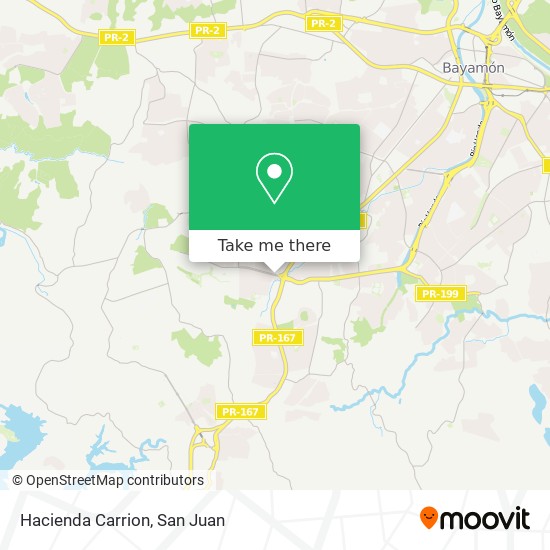 Hacienda Carrion map