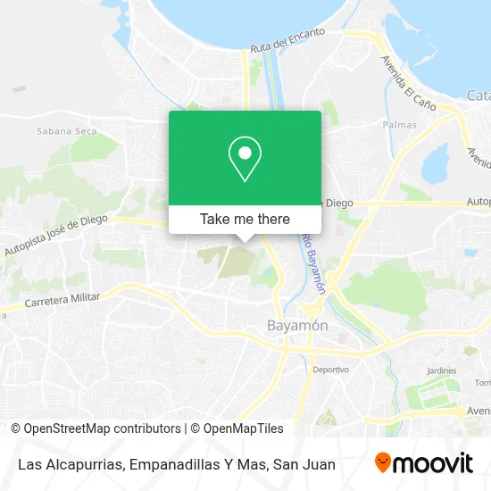 Mapa de Las Alcapurrias, Empanadillas Y Mas