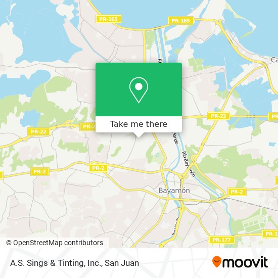 A.S. Sings & Tinting, Inc. map
