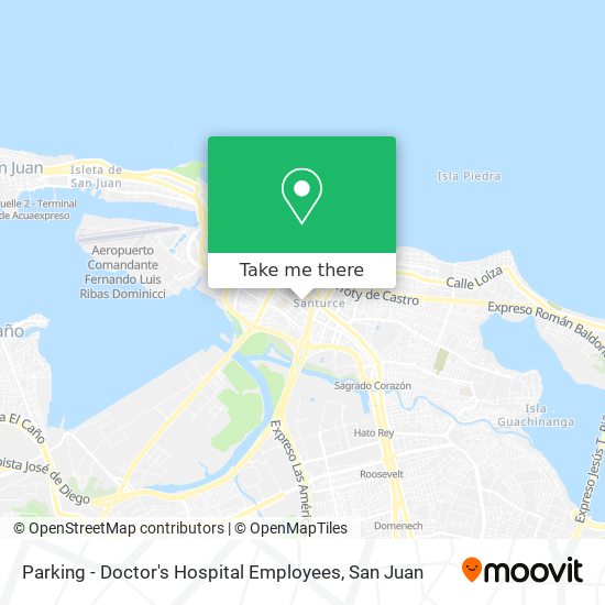 Parking - Doctor's Hospital Employees map