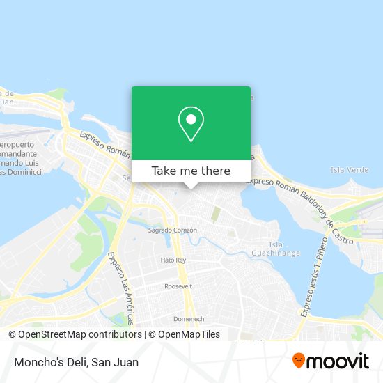Moncho's Deli map