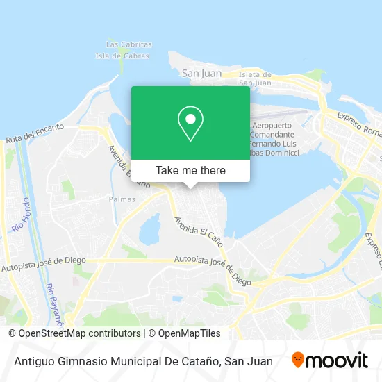 Mapa de Antiguo Gimnasio Municipal De Cataño