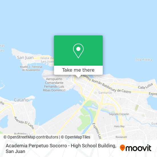 Academia Perpetuo Socorro - High School Building map