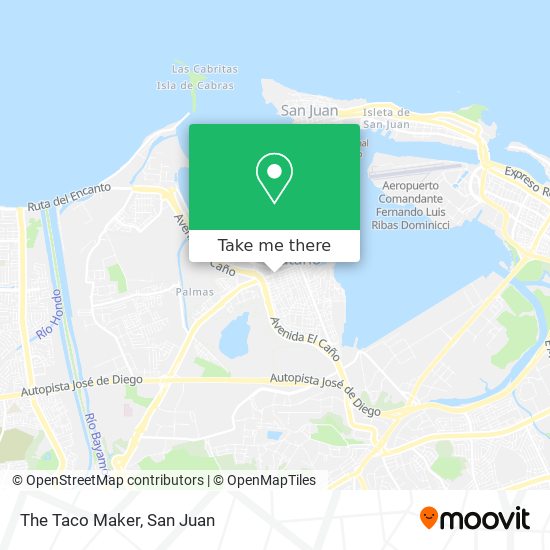 Mapa de The Taco Maker