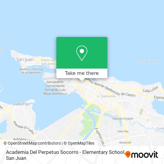 Academia Del Perpetuo Socorro - Elementary School map