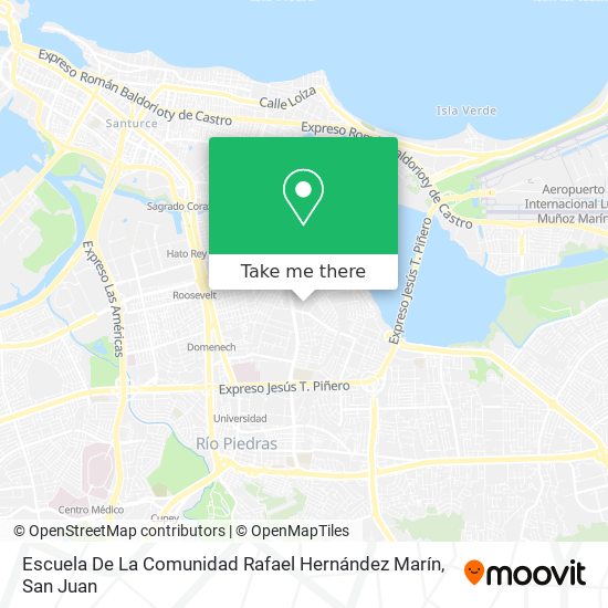 Escuela De La Comunidad Rafael Hernández Marín map