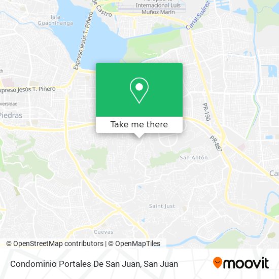 Condominio Portales De San Juan map