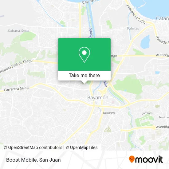 Boost Mobile map