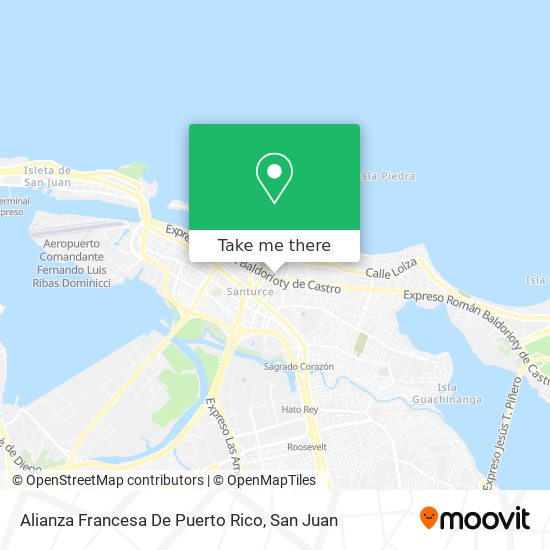 Alianza Francesa De Puerto Rico map