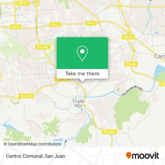 Centro Comunal map